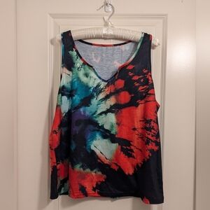 NWOT Tie dye tank top